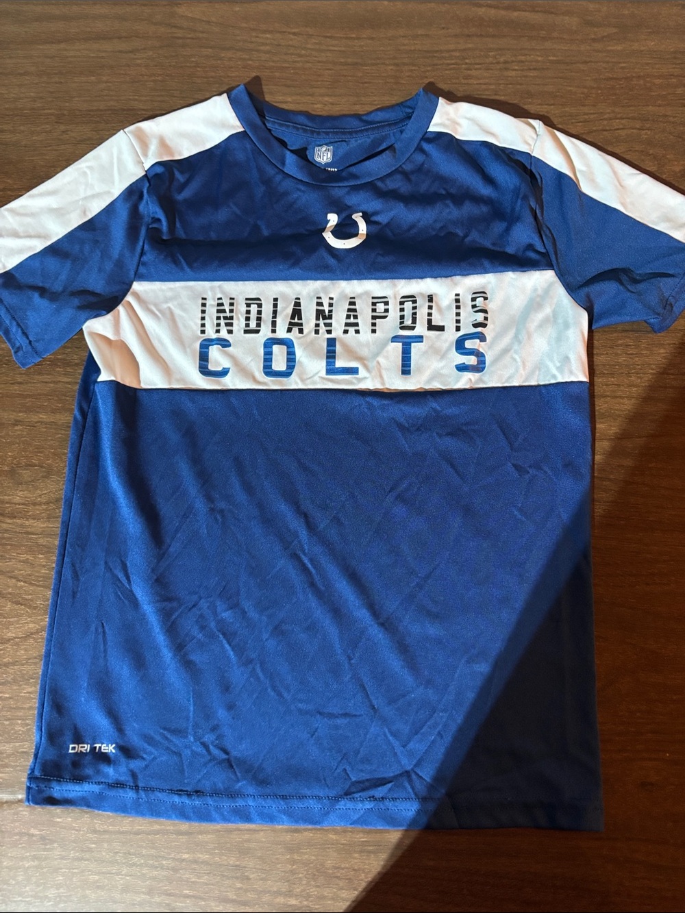 NFL Indianapolis Colts Royal Blue & White Short Sleeve Tee